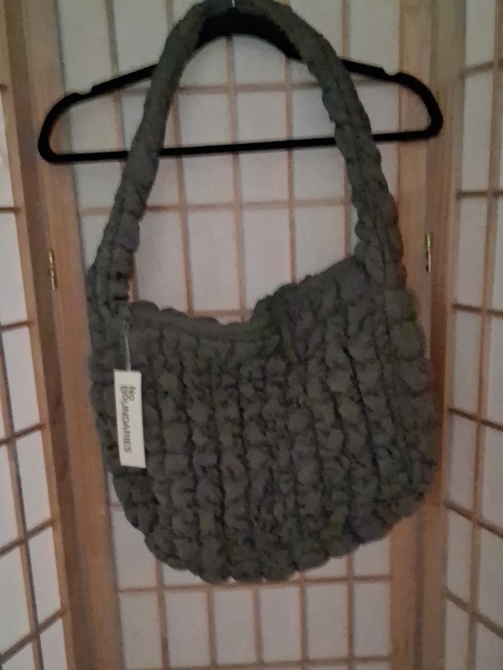 No Boundaries Olive   Shoulder Bag